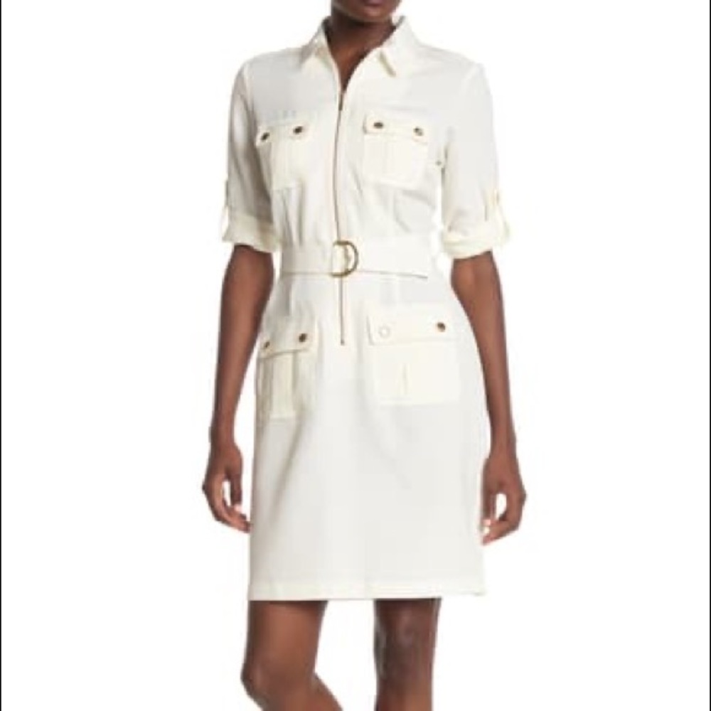 Sharagano Casual Tan dress